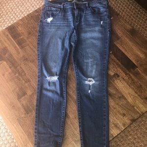 Old navy rockstar mid rise jeans size 12